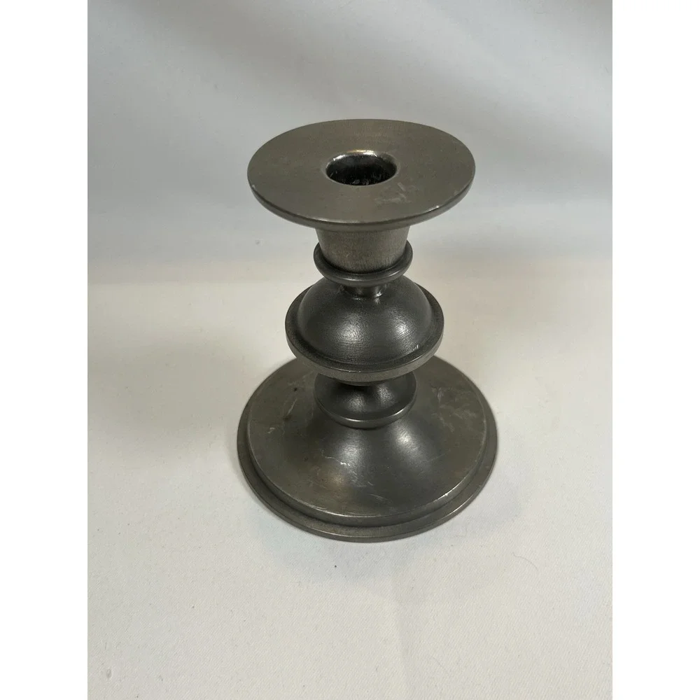 VNG Swedish modernist pewter candlestick By Edvin Ollers for Schröder and Olsson